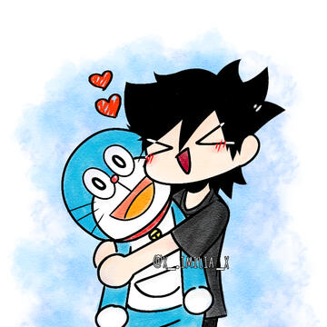 Syaz loves Doraemon